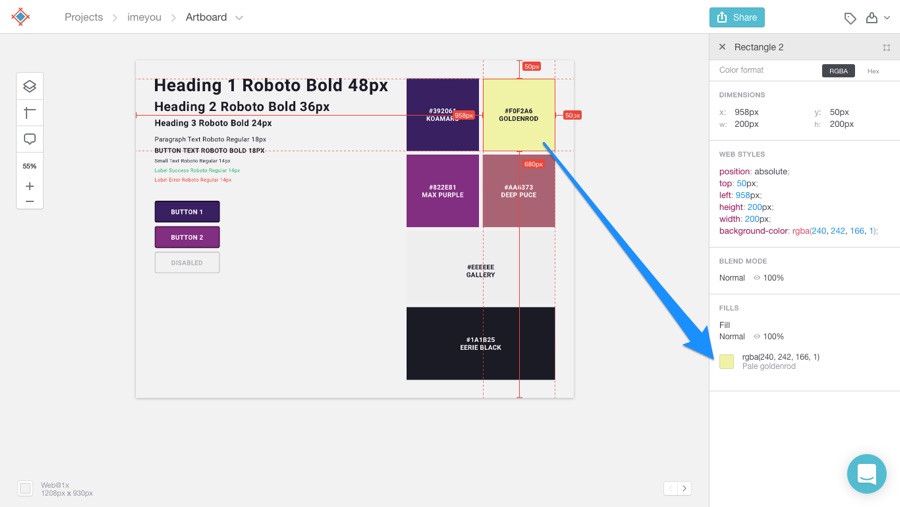 Inspecting Design Styles in Sympli