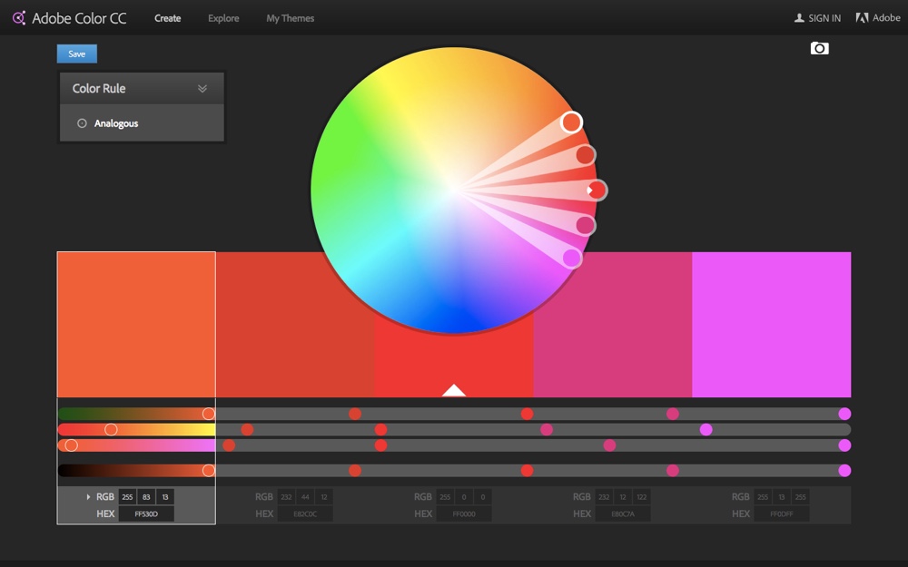 Adobe Color Wheel