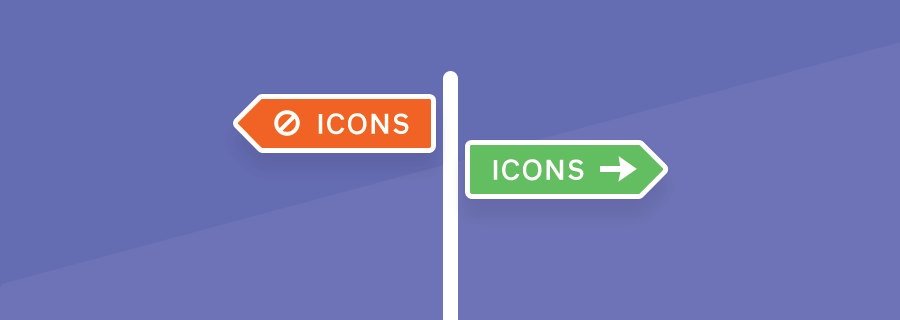 When You Should (And Shouldn't) Use Icons