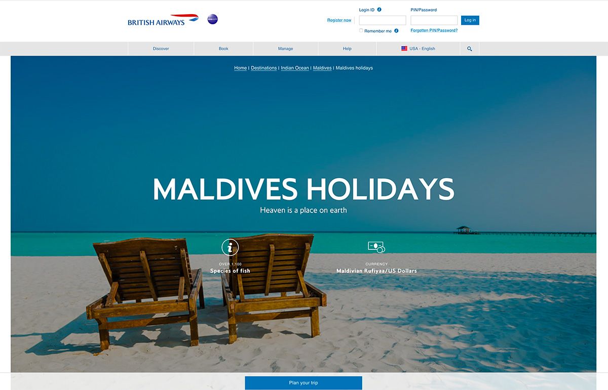 Thomson Holidays luxury beach branding