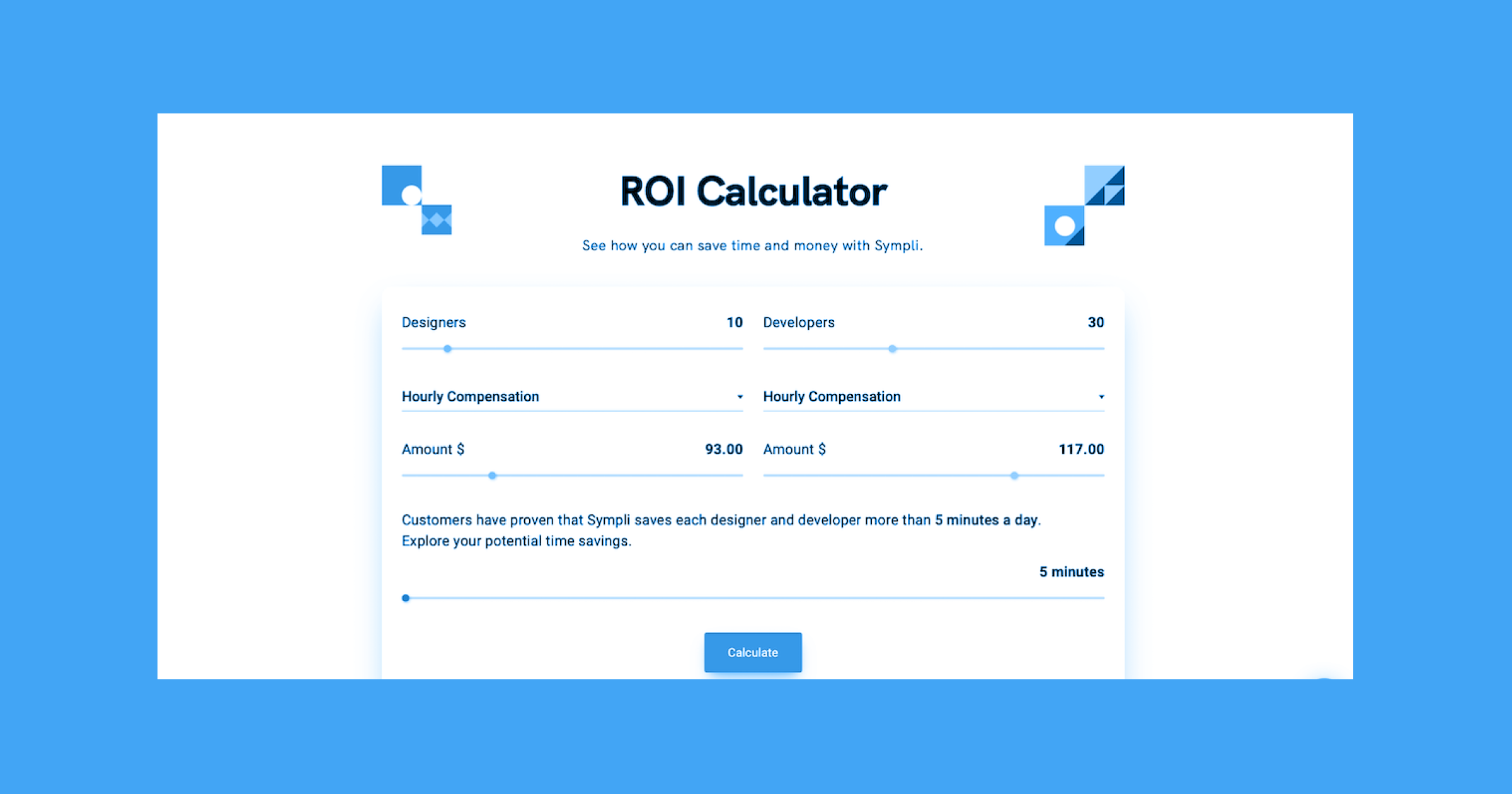 ROI Calculator Screenshot